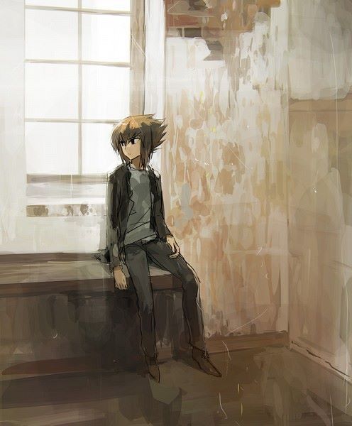 yuki judai (yu-gi-oh! and 1 more) drawn by moribuden