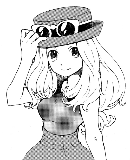 serena (pokemon and 1 more) drawn by niimura_(csnel)
