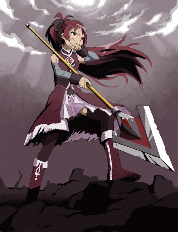 sakura kyoko (mahou shoujo madoka magica) drawn by nao-08