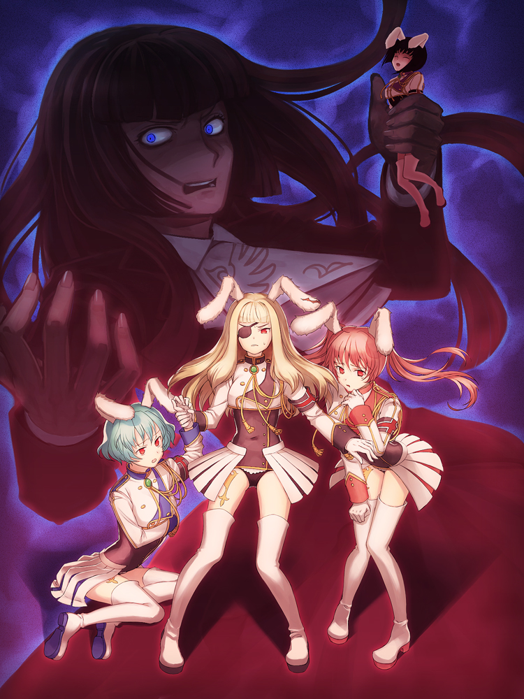 ushiromiya rosa, chiester410, chiester45, chiester00, and chiester556 (umineko no naku koro ni) drawn by neko_k321