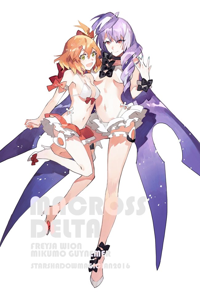mikumo guynemer and freyja wion (macross and 1 more) drawn by starshadowmagician