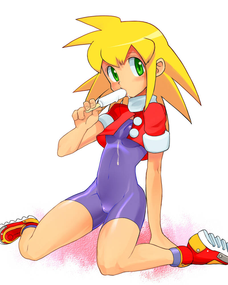 roll caskett (mega man and 1 more) drawn by ryuda