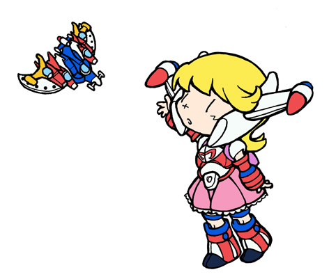 bara-tan (choujin sentai baratack and 1 more) drawn by ueno_sora