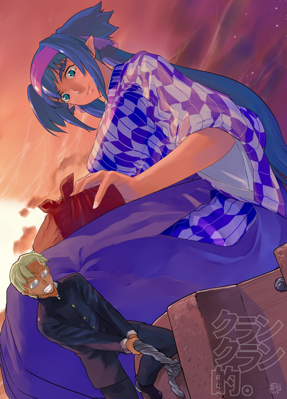 klan klein and mikhail buran (macross and 2 more) drawn by satta_naoto