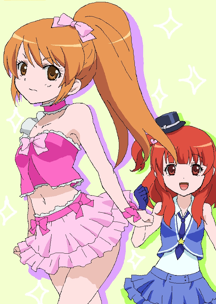 harune aira and amamiya rizumu (pretty series and 2 more) drawn by wakusei_hakai_otoko