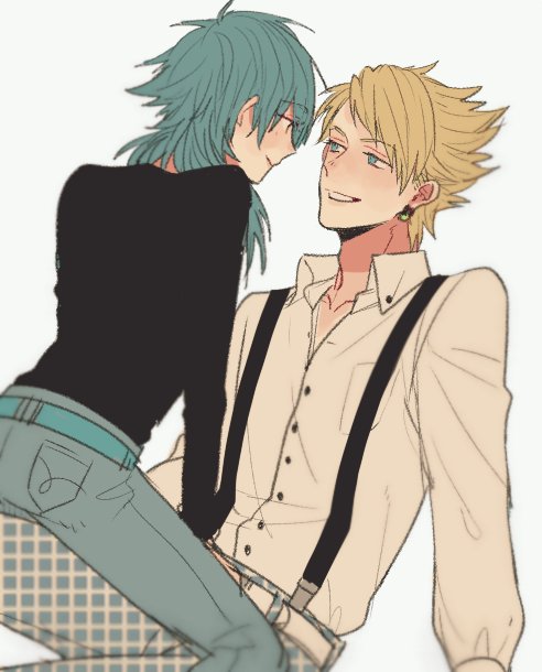 seragaki aoba and trip (dramatical murder) drawn by pprmr