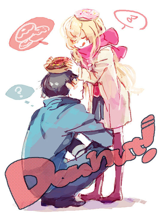 aisaka taiga and takasu ryuuji (toradora!) drawn by chiko_(beroro)