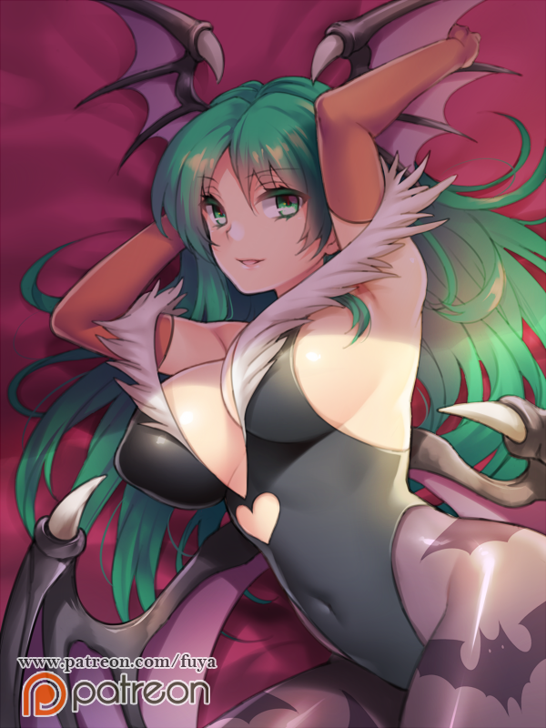morrigan aensland (darkstalkers) drawn by fuya_(tempupupu)