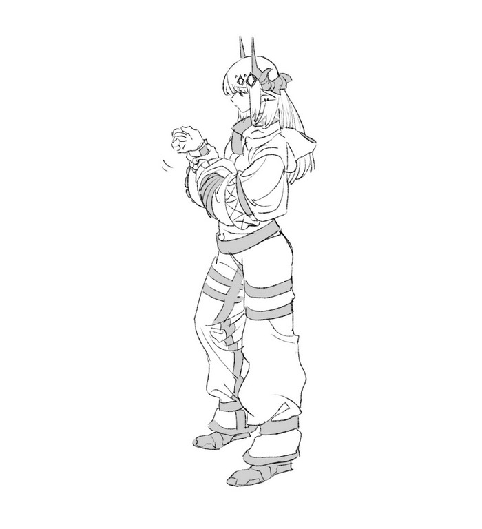 mudrock (arknights and 1 more) drawn by yu_yanshu