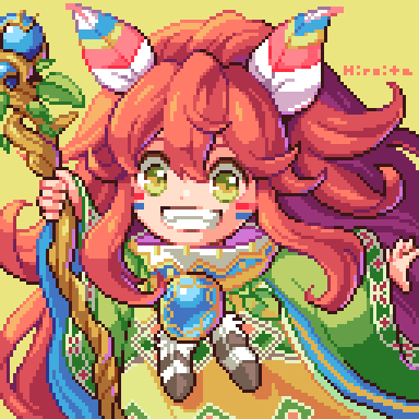 popoi (seiken densetsu and 1 more) drawn by hiroita