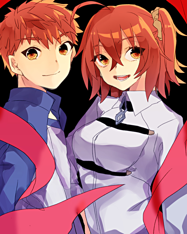 fujimaru ritsuka and emiya shirou (fate and 2 more) drawn by asagi-so
