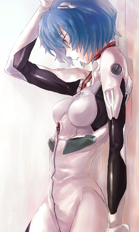 ayanami rei (neon genesis evangelion) drawn by fly_(marguerite)