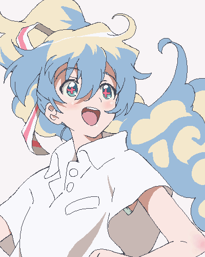 nia teppelin (tengen toppa gurren lagann) drawn by shino_(pharmacy)