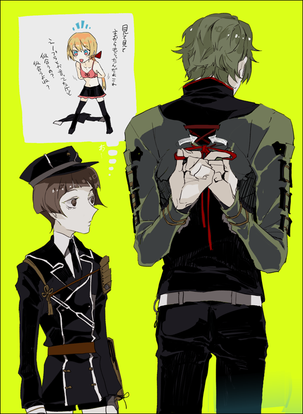 midare toushirou, hirano toushirou, and uguisumaru (touken ranbu) drawn by mzet