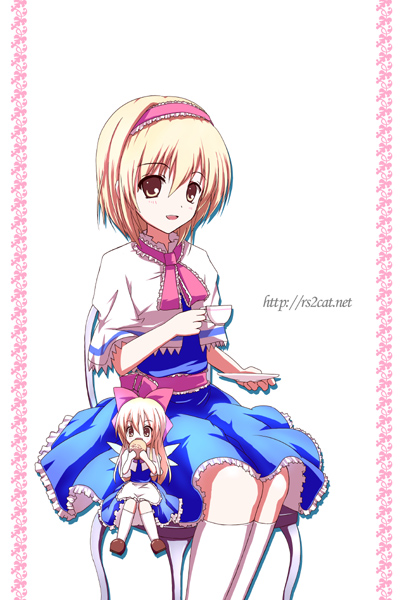 alice margatroid and shanghai doll (touhou) drawn by kuroi_hitsuji