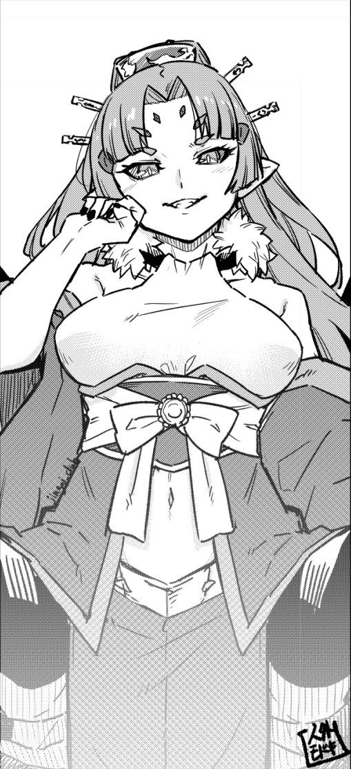 spider princess (mon-musu quest!) drawn by jingai_modoki