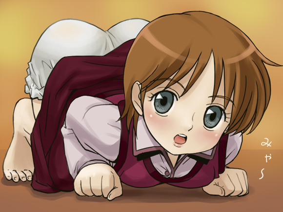 gerda (andersen's fairy tales and 1 more) drawn by haruyama_kazunori