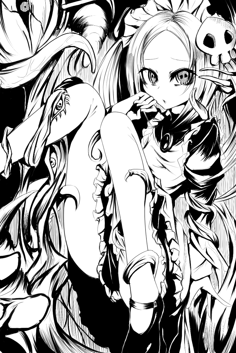 bloody marie and double (skullgirls) drawn by sangyou_haikibutsu_(turnamoonright)