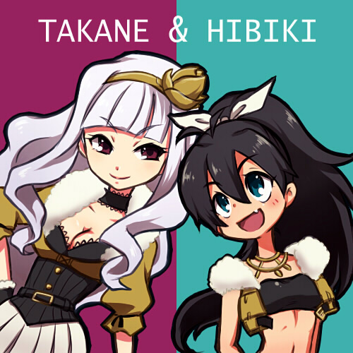 shijou takane and ganaha hibiki (idolmaster and 1 more) drawn by mouru