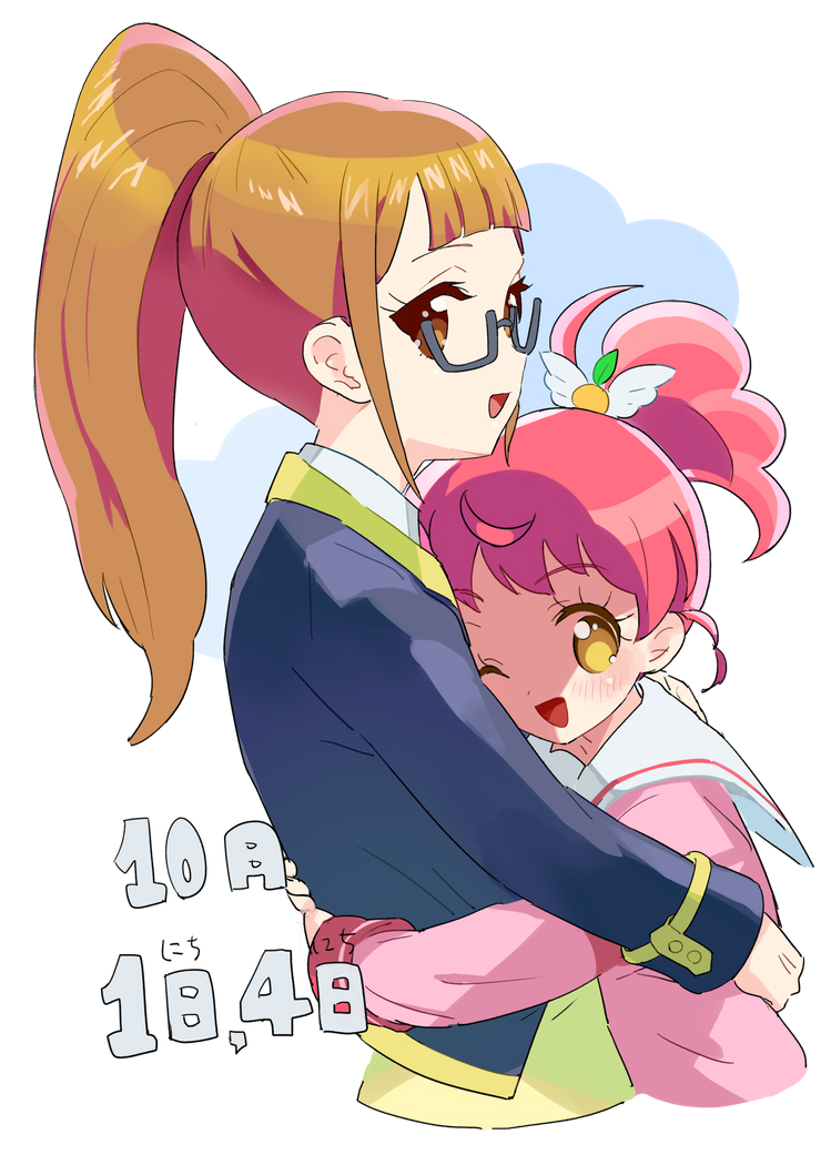 minami mirei and shiratama mikan (pretty series and 1 more) drawn by moudoku_(decopon3rd)