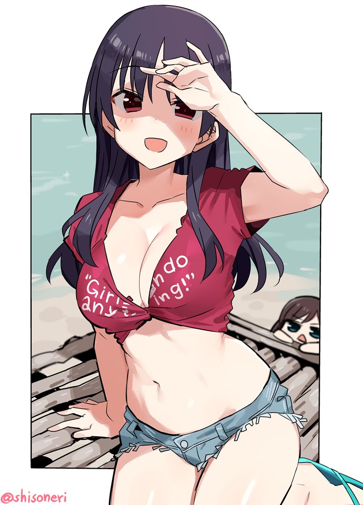onjouji toki and shimizudani ryuuka (saki and 1 more) drawn by shisoneri