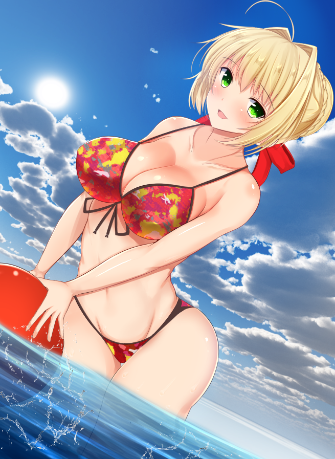 nero claudius (fate and 1 more) drawn by noeomi
