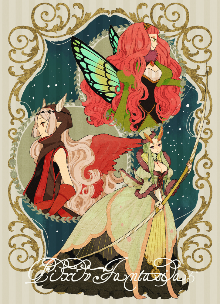pixiv fantasia and 1 more drawn by l_hakase