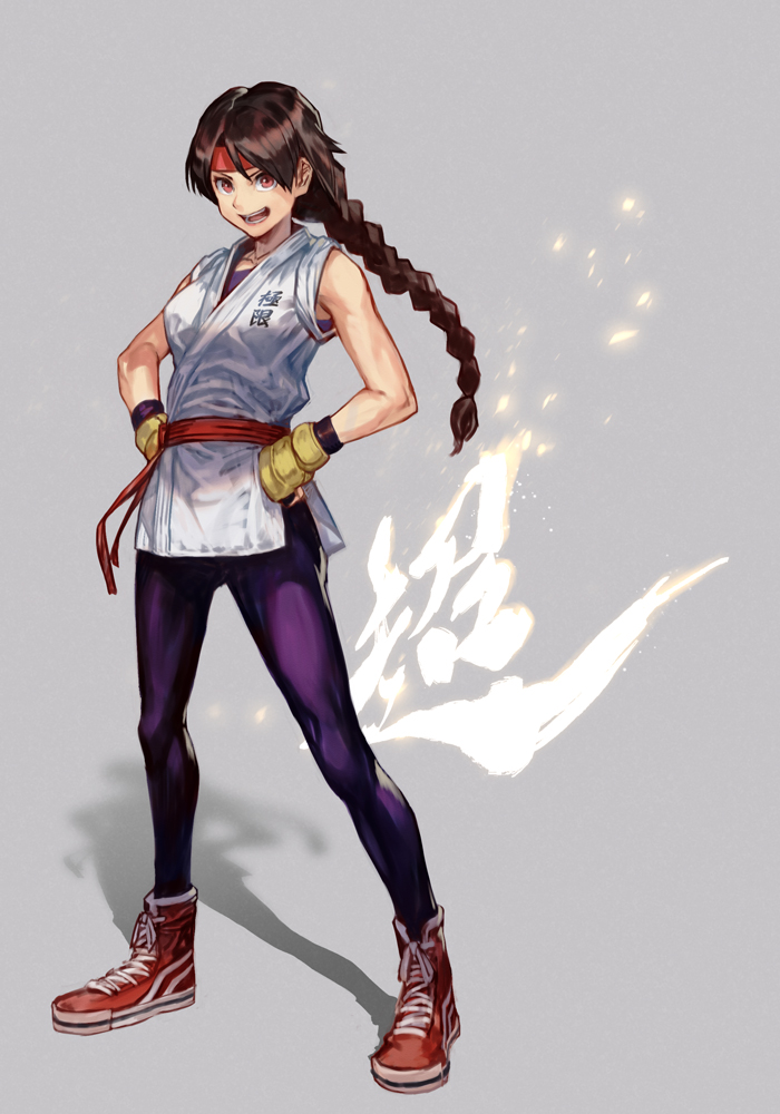 yuri sakazaki (the king of fighters and 1 more) drawn by hungry_clicker