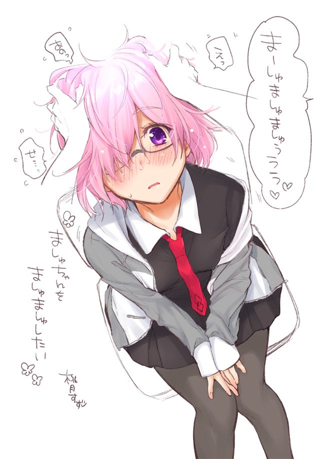 mash kyrielight (fate and 1 more) drawn by momozuki_suzu