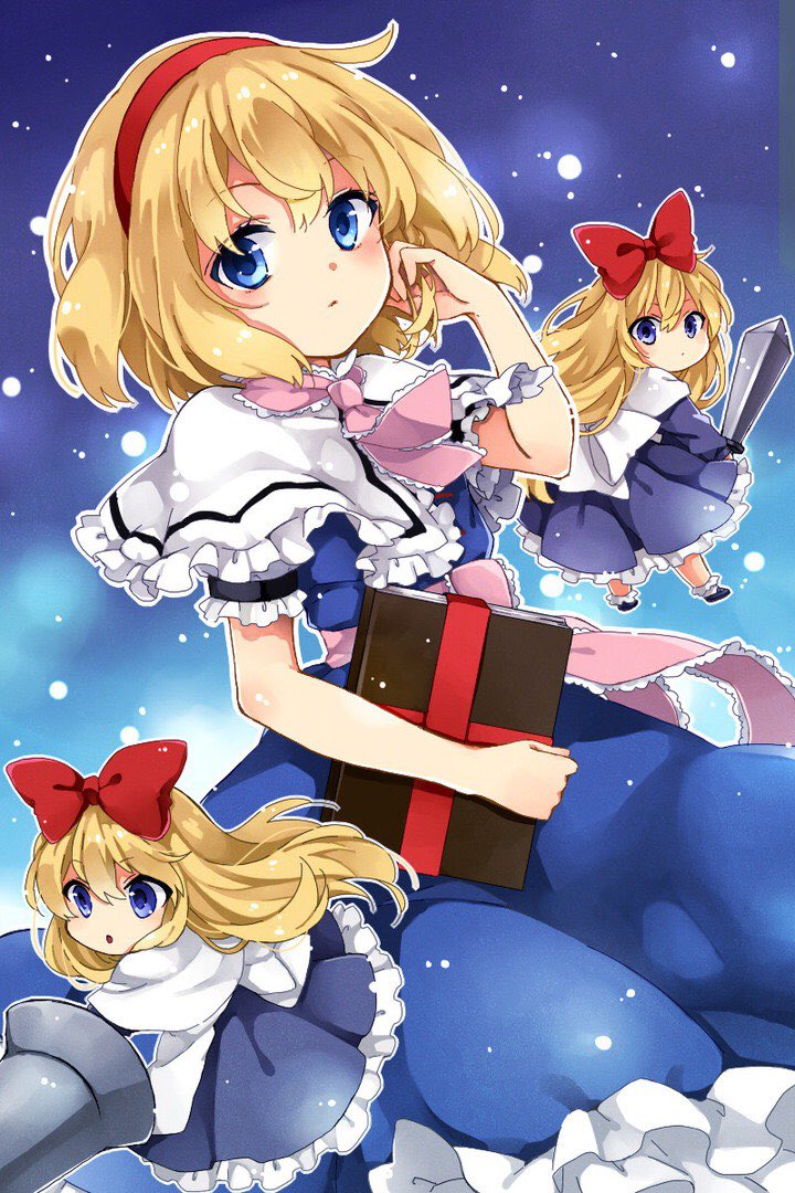 alice margatroid and shanghai doll (touhou) drawn by sugu016406