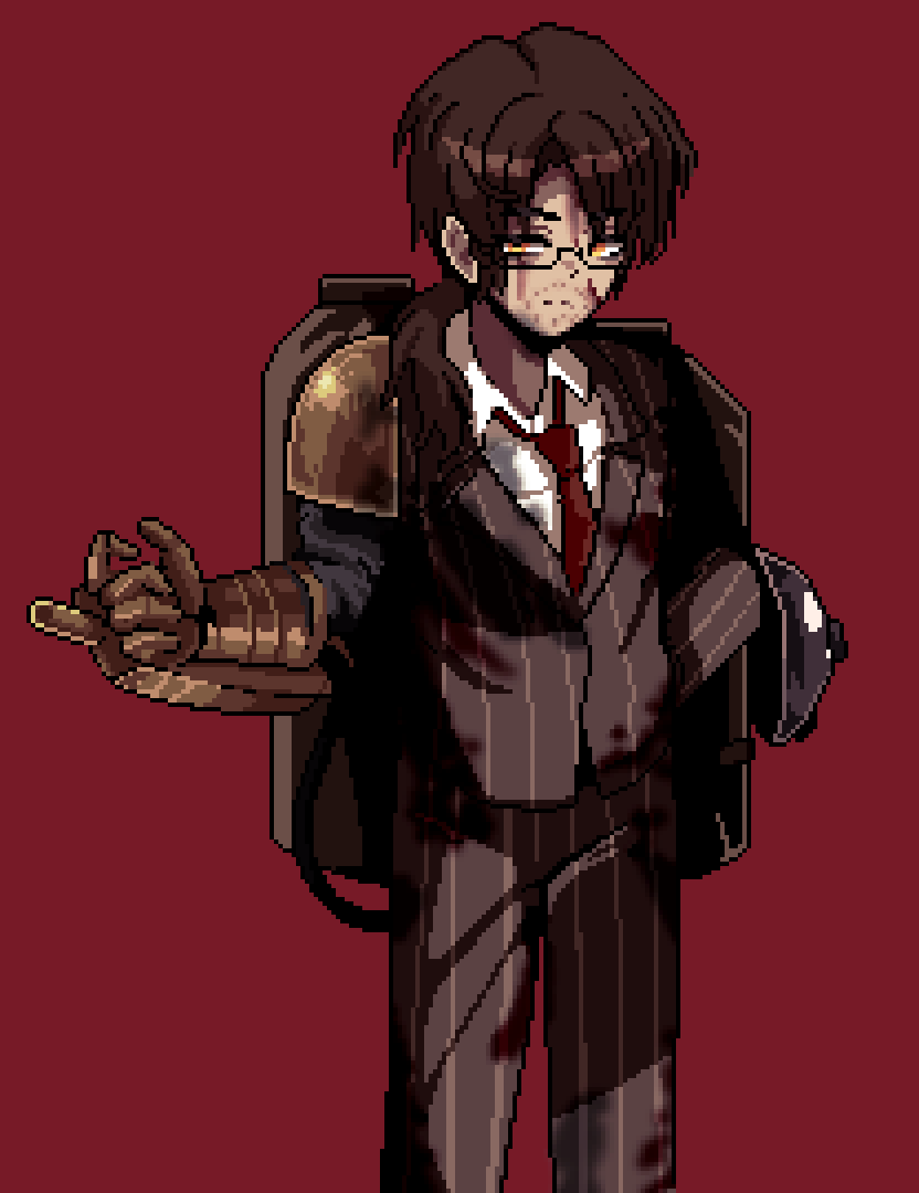 gregor (project moon and 1 more) drawn by baeloe