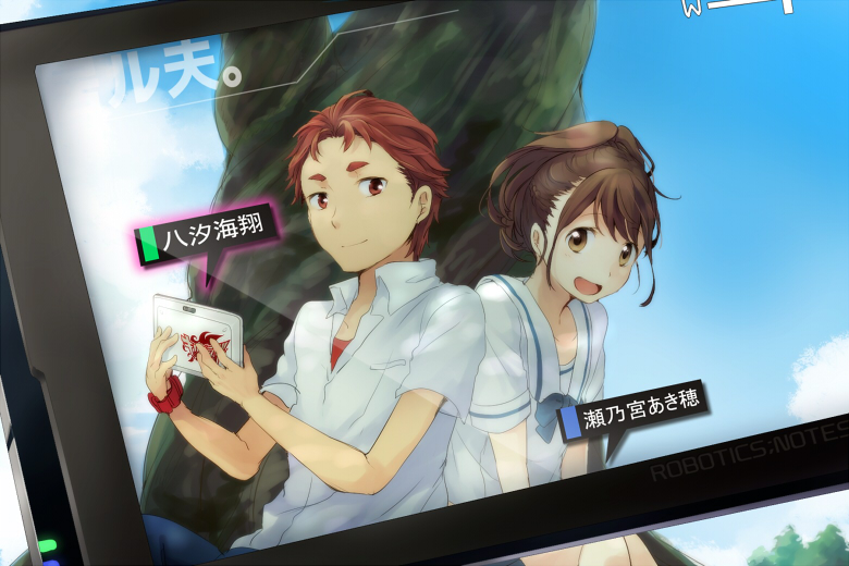 senomiya akiho and yashio kaito (robotics;notes) drawn by takana_(nanao)