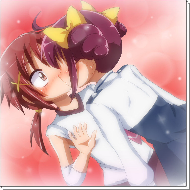 hino akane and hoshizora miyuki (precure and 1 more) drawn by shishinon