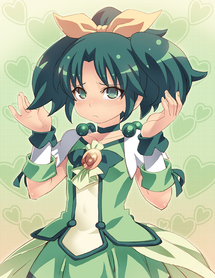 midorikawa nao and cure march (precure and 1 more) drawn by tasaka_shinnosuke