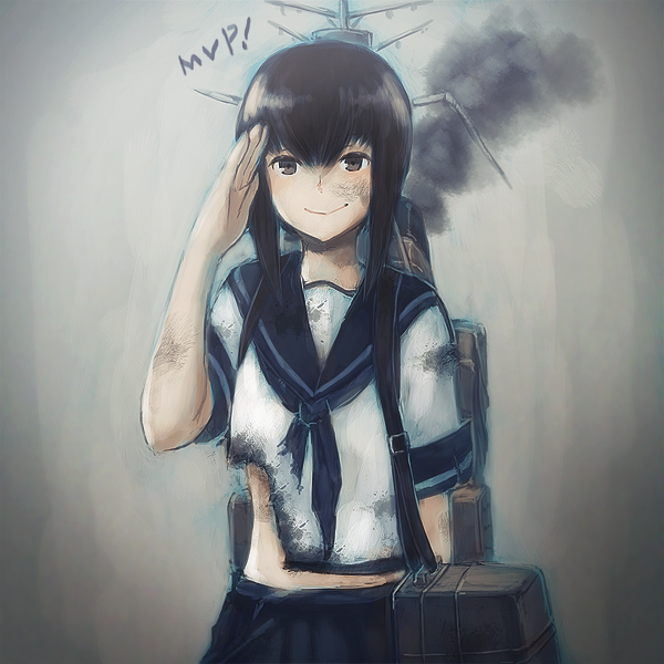 fubuki (kantai collection) drawn by ichi_inaru
