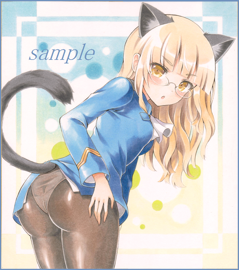 perrine h. clostermann (world witches series and 1 more) drawn by watasakura