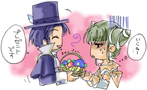 frederic chopin and viola (trusty bell) drawn by fuju