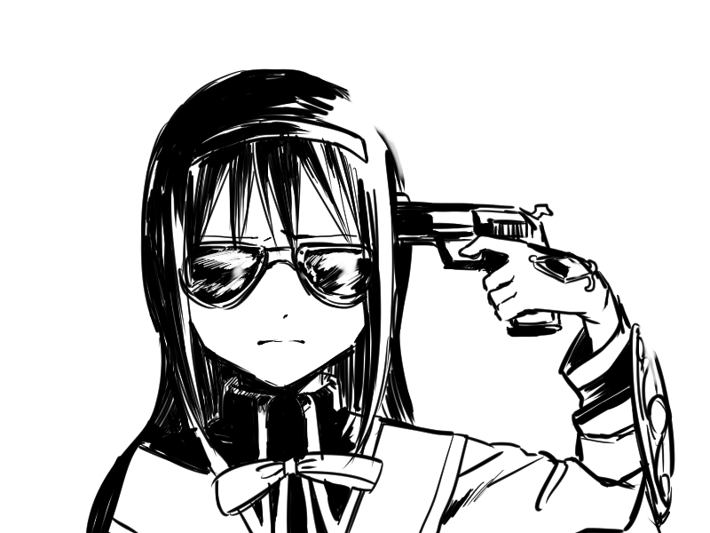 akemi homura (mahou shoujo madoka magica and 1 more) drawn by watanabe_ignica