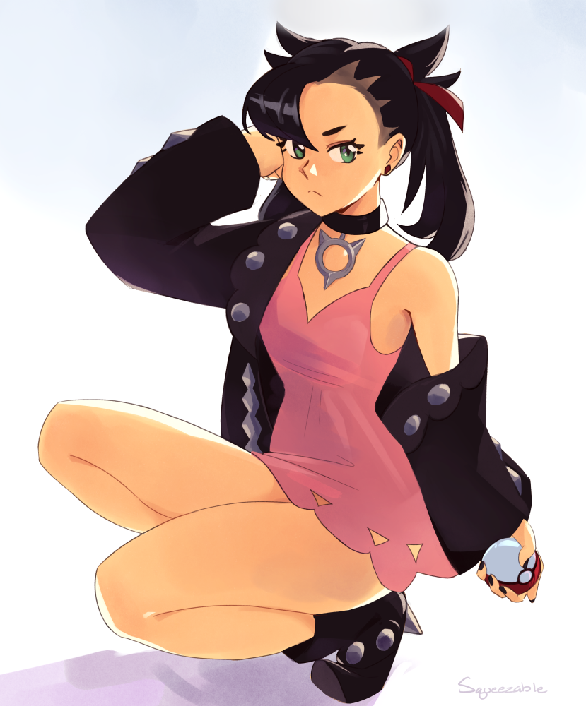 marnie (pokemon and 1 more) drawn by squeezable_(squeezabledraws)