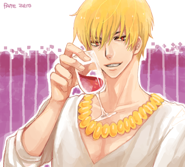 gilgamesh (fate and 1 more) drawn by onegingek