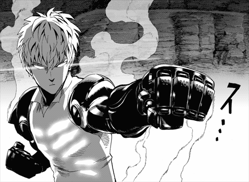 saitama and genos (one-punch man) drawn by murata_yuusuke