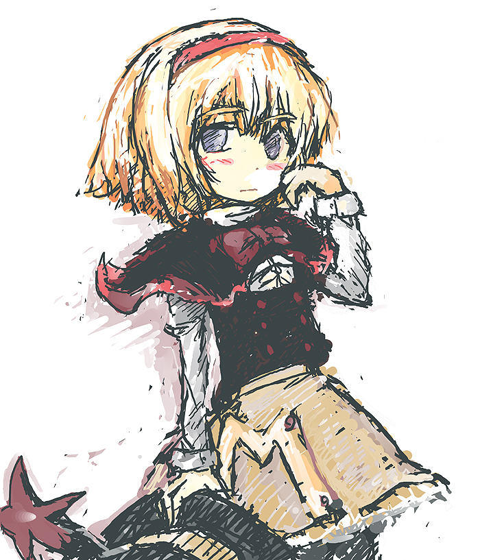 kirisame marisa and alice margatroid (touhou) drawn by ashiyama_yoshinori