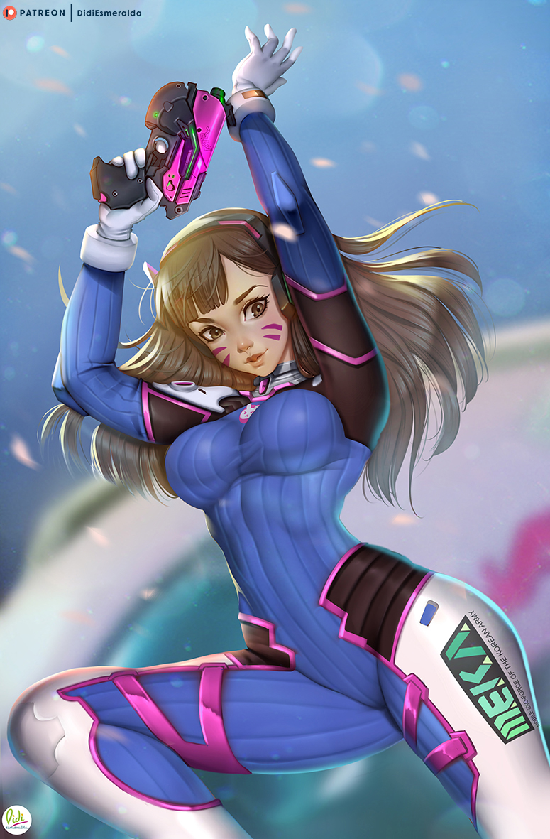 d.va (overwatch and 1 more) drawn by didi_esmeralda