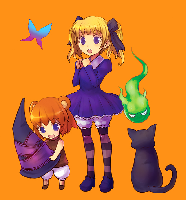 izuna jinkuro, kuma-tan, alice, and socrates (odin sphere and 4 more) drawn by kara_(color)
