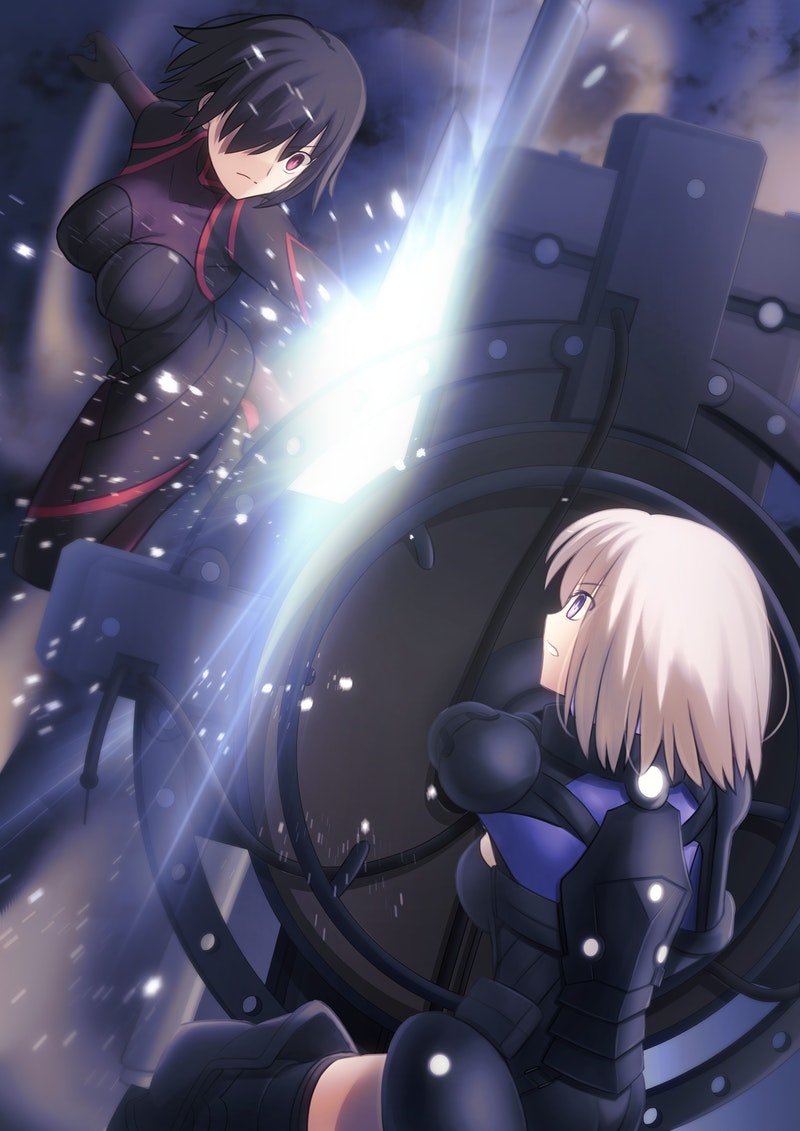mash kyrielight and tachie (fate and 2 more) drawn by shoori_(migiha)