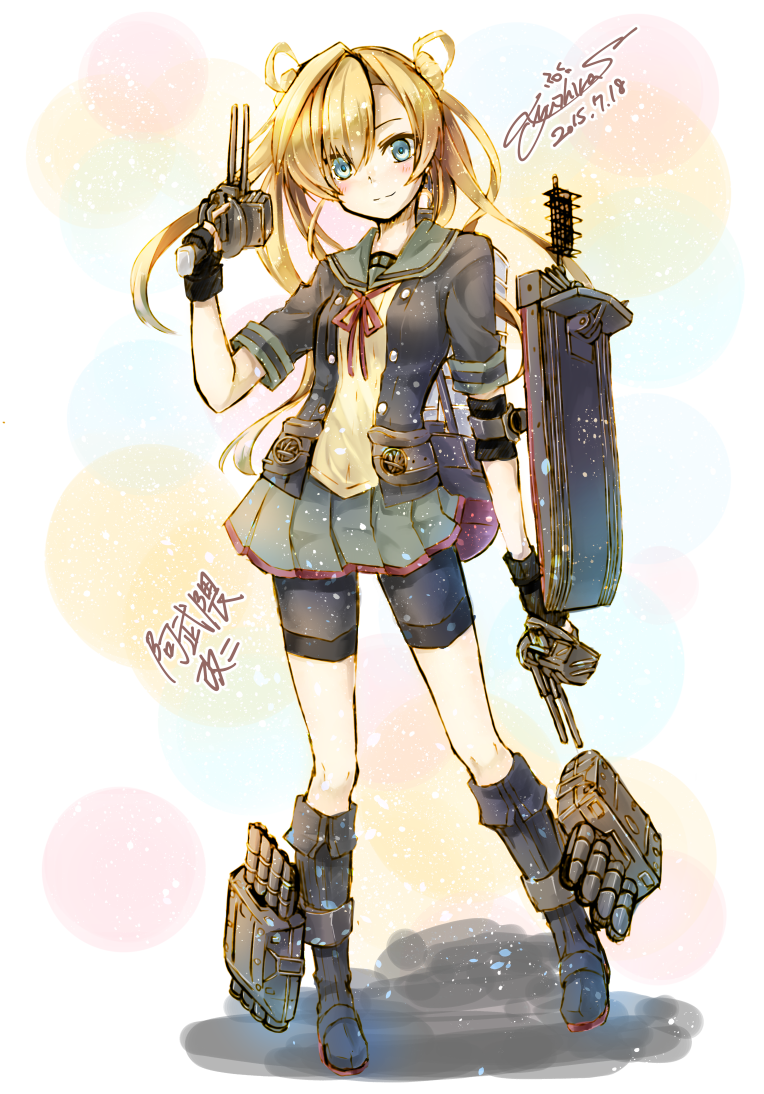 abukuma and abukuma kai ni (kantai collection) drawn by yuihira_asu