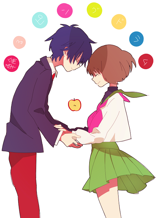 takakura shouma and oginome ringo (mawaru penguindrum) drawn by 4_(nakajima4423)