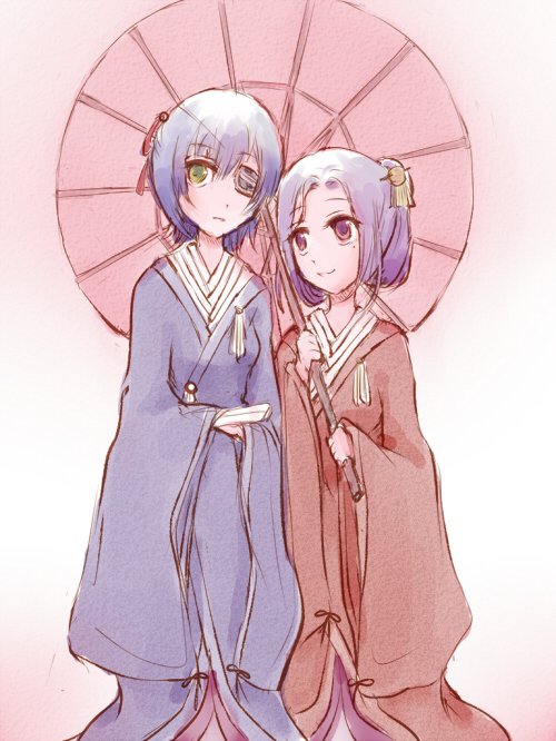 tenryuu and tatsuta (kantai collection) drawn by misago_(amaranth)