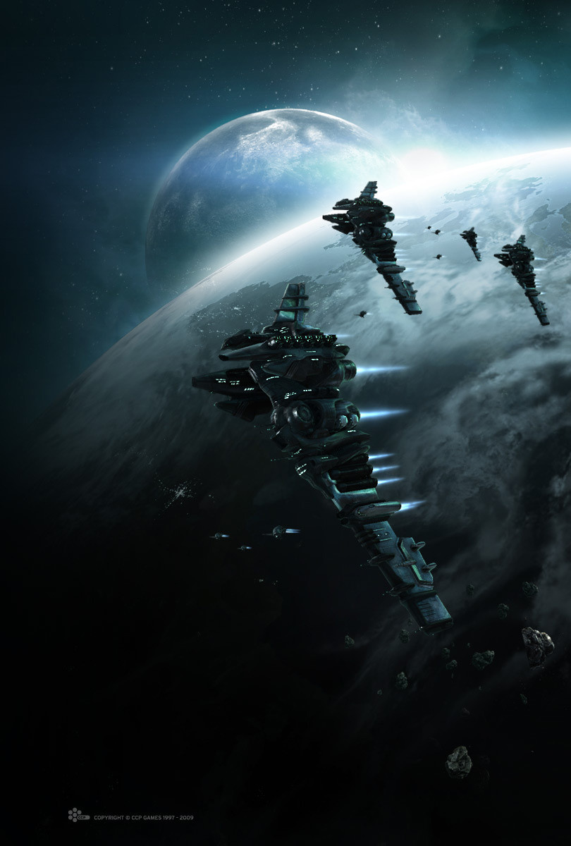eve online drawn by salvo_(willem_van_biljon)