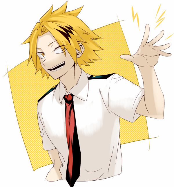 kaminari denki (boku no hero academia) drawn by maneki-neko_(fujifuji)